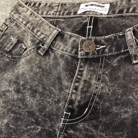 NEW One Teaspoon Acid Wash Jeans - Picture 6 of 8